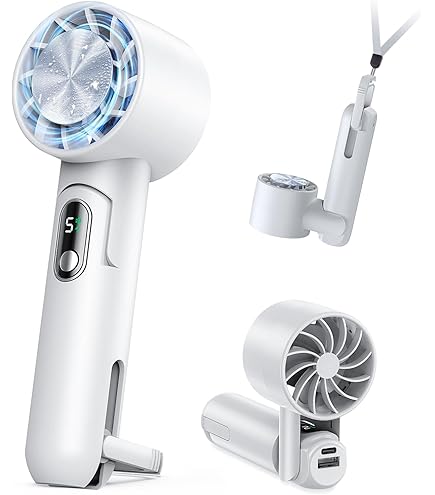 Amazon | 携帯扇風機 ハンディファン 【冷感プレート付き